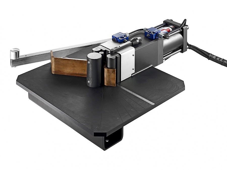 Plegadora hidráulica especial para electricistas y cuadristas, para barras de cobre de 160 mm