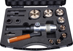 Juego de electricista completo con bomba hidráulica y cizallas para acero inoxidable tristar más