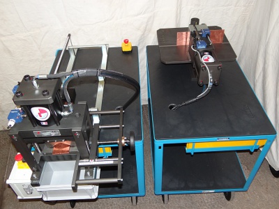 Estación de curvado para electricistas con curvadora hidráulica para barras de cobre de 125mm